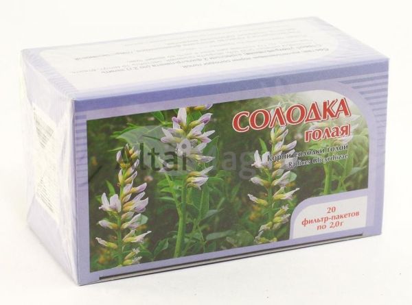 Изображение товара Солодка (корень), 20 пакетиков Солодка (корень), 20 пакетиков фотография