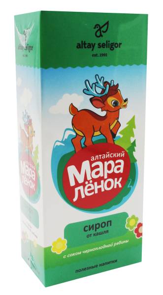 Изображение товара Сироп Алтайский Мараленок От кашля Алтай-Селигор 200мл Сироп Алтайский Мараленок От кашля Алтай-Селигор 200мл фотография