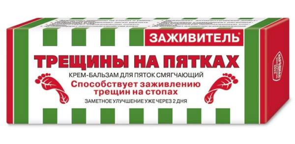 Изображение товара Крем-бальзам для ног Заживитель Пятки и трещины 75мл Крем-бальзам для ног Заживитель Пятки и трещины 75мл фотография