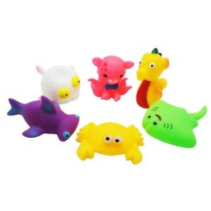Резиновые игрушки Морские животные 21*20см 667 6шт
