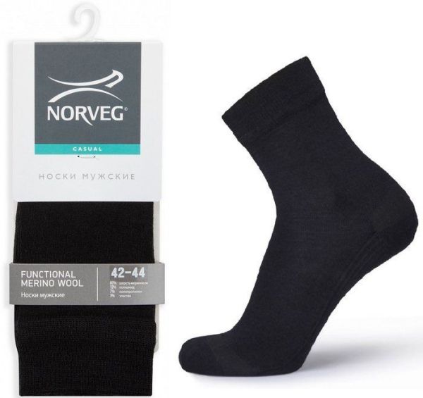 Изображение товара Термобелье Norveg Functional Merino Wool 1FMM-002 носки мужские черные Термобелье Norveg Functional Merino Wool 1FMM-002 носки мужские черные фотография