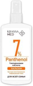 Krassa med пантенол 7% бальзам для всей семьи с гиалуроновой кислотой 150 мл