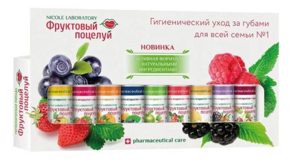 Изображение товара Помада Фруктовый поцелуй MIX 9шт Помада Фруктовый поцелуй MIX 9шт фотография